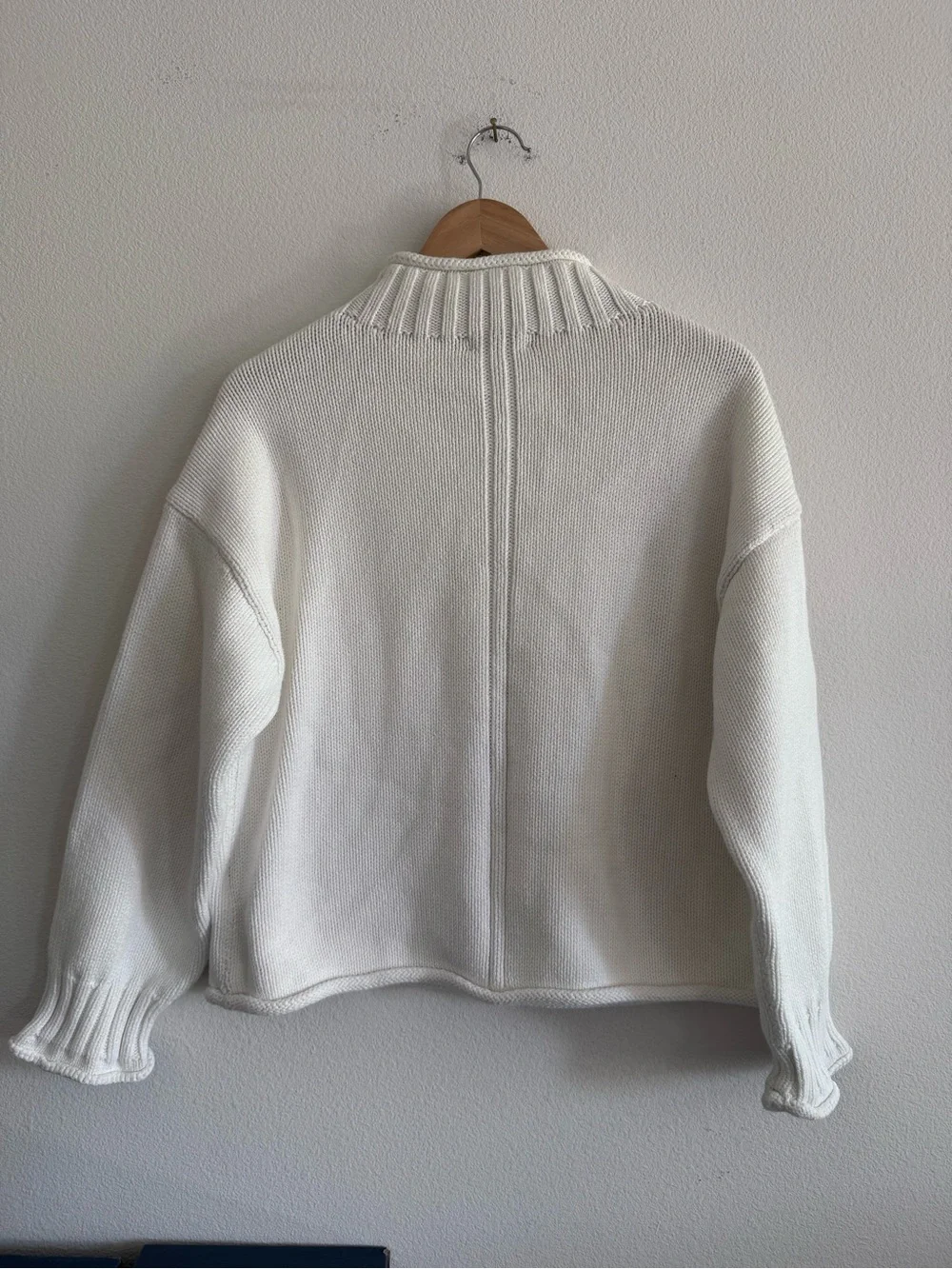 J Crew 2025 Rollneck Sweater In Ivory Size S